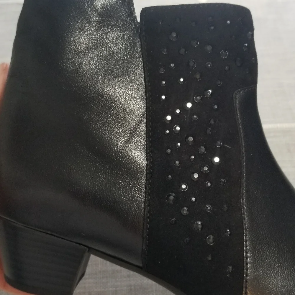 GABOR Hovercraft Womens Booties Ankle Boots UK 6.5 US 7 7.5, Color Black